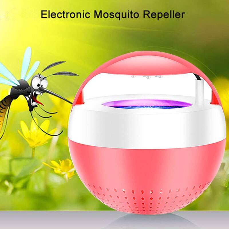 USB Stemloze Vliegende Insecten Pest Bug Insect Val UV Lamp Zapper Mosquito Licht Muggen Lamp Creatieve Delicate Mode