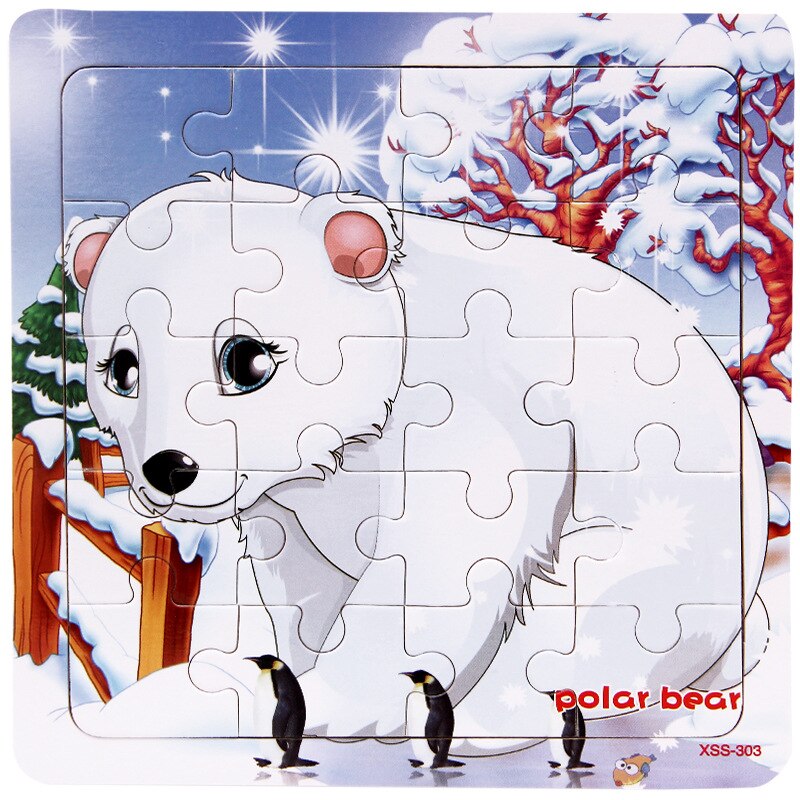 Kleine 3D Puzzle kinder 20 Stück von Holz Wald Tier Geschichte Puzzle Idiom Puzzle Pädagogisches Spielzeug: LILA