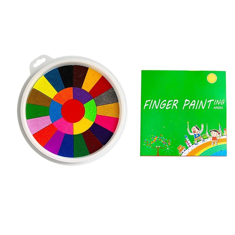 Peintures Aux Doigts Lavables Galt Toys - 6 Pots De 100 Ml, Pour Enfants à Partir De 2 Ans