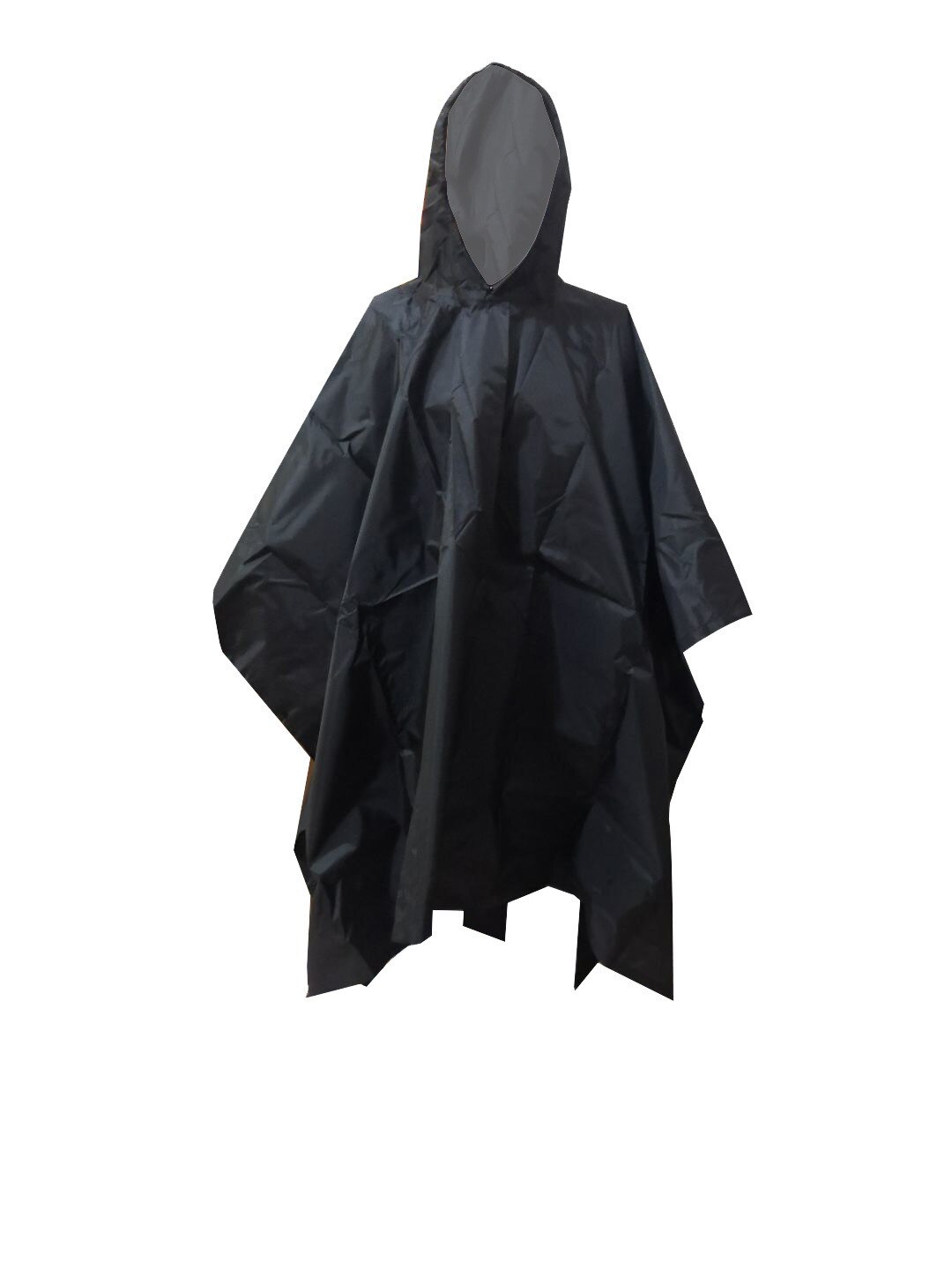Hooded Rain Poncho - Reusable Waterproof Raincoat Three-in-one hiking multi-purpose poncho portable backpack raincoat: D
