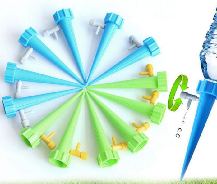 Dispositivo de riego automático, válvula de Control con interruptor, Hombre perezoso de goteo permeador de agua, riego automático, herramientas de Agricultura, Riego de plantas