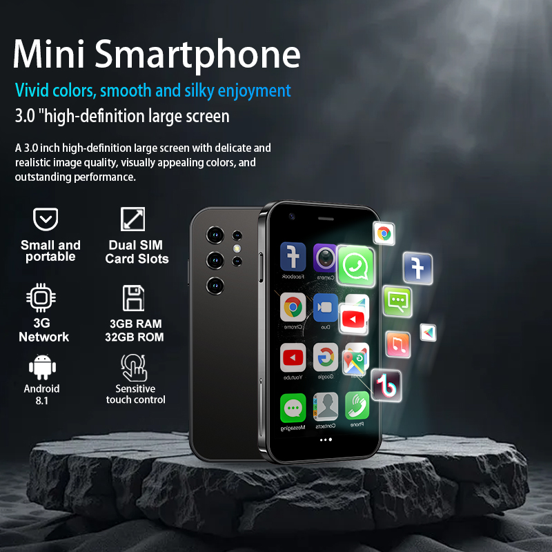 Mini 24: Mini smartphone de 3,0 pulgadas, interior potente, varios colores a elegir, perfecto para amigos