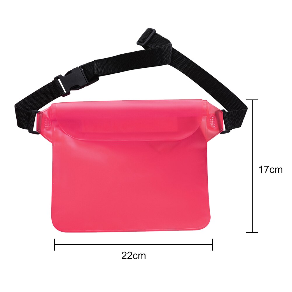 Waterproof swimming bag, mobile phone, drift diving shoulder pvc waist pack underwater bags case cover for pouch beach boat sports