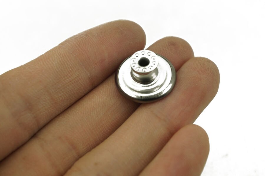 1pc 20pcs 50pcs 17mm Metal suspender buttons & Pins For Leather Bag Denim Jeans backpack pants