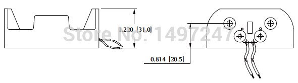 1Pcs/lot 2 D Battery holder Spring Loaded Storage Box Wired for LR20/UM1/AM1 batteries TBH-D-2A-W