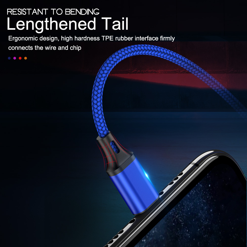 3m Daten USB Ladegerät Kabel Pro iPhone X XS Max 13 12 11 5 8 7 6 6s Plus SE Apfel iPad 3A schnell aufladen Telefon Kabel kurz lang Kabel