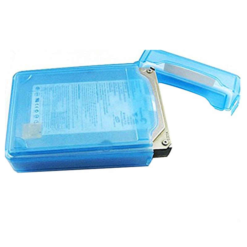 3.5 Inch Sata Ide Hdd Shockproof Anti-Static Storage Tank Box Case (Blauw)