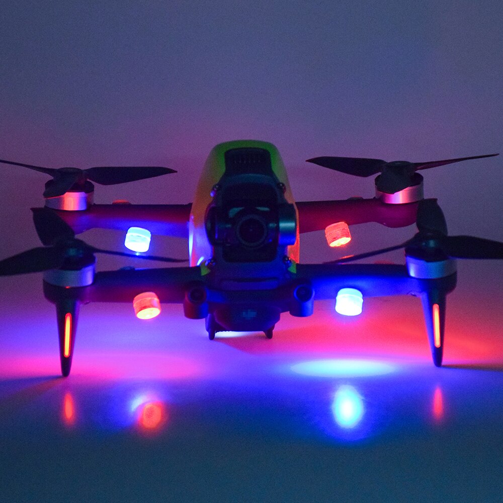 2/4pcs Night Flying Signal Lamp LED Flash Lights for DJI Mavic 3/Air 2/2S/Mini/MINI 3 PRO/2 Pro Zoom FPV Drone Accessory