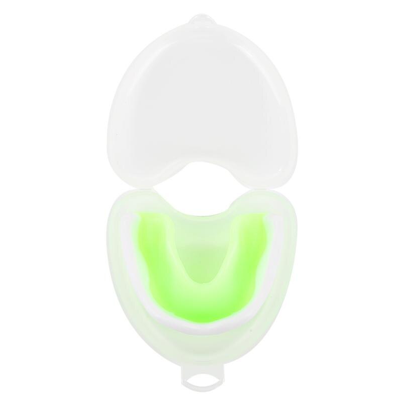 3 typer silikone mundbeskyttelsesbøjler sportsmund beskytter bruxisme skinne natten tandslibning med kasse holdbare nødvendige værktøjer: 07