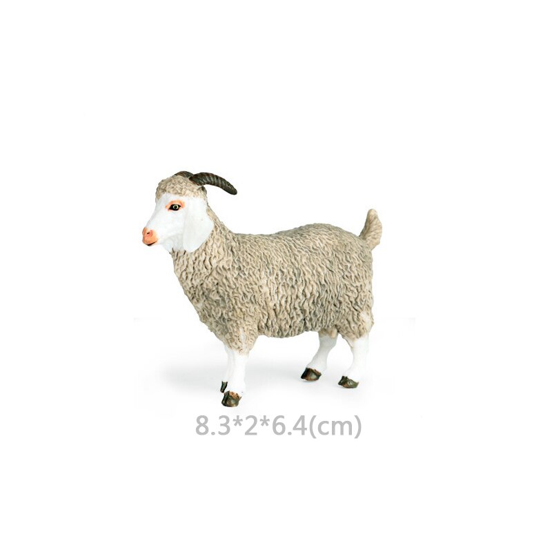 Wild Jungle Zoo Animal Model Malayan Tapir Anteater Koala Pangolin PVC Collection Model Action Figure Kid Educational Toys: Sheep