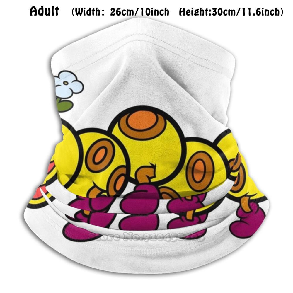 Cartoon wiggler duizendpoot sjaal nekwarmer hoofddeksel fietsmasker cartoon rups duizendpoot wiggler grafische gaming: Volwassen