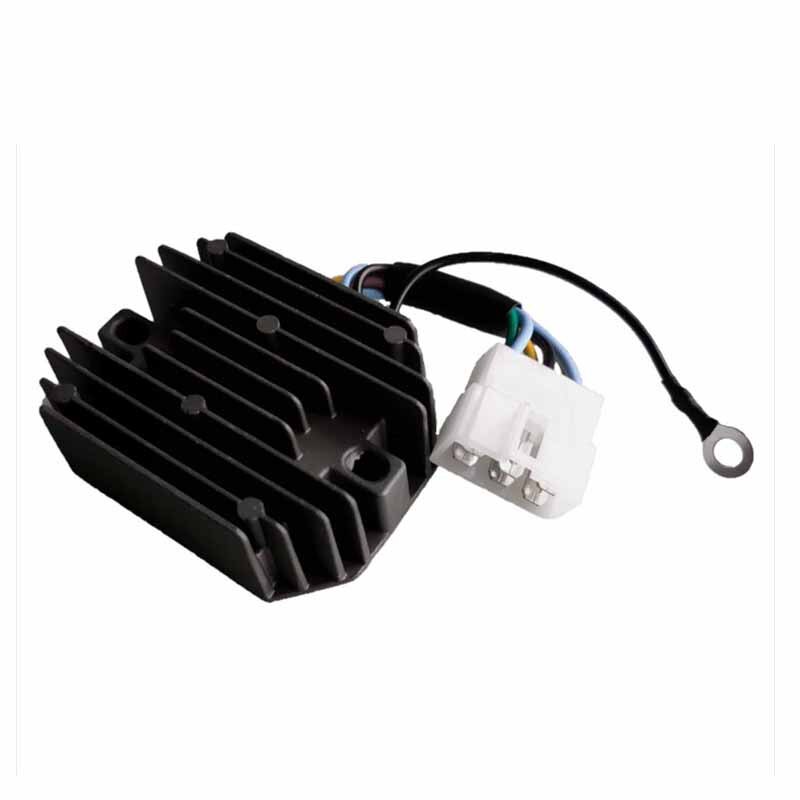 Regulador de voltaje de H1550-64600 para Tractor Kubota, regulador de voltaje de 12V 15533-64600 con 6 pines, B5200 B6200 B7200 B8200 B9200