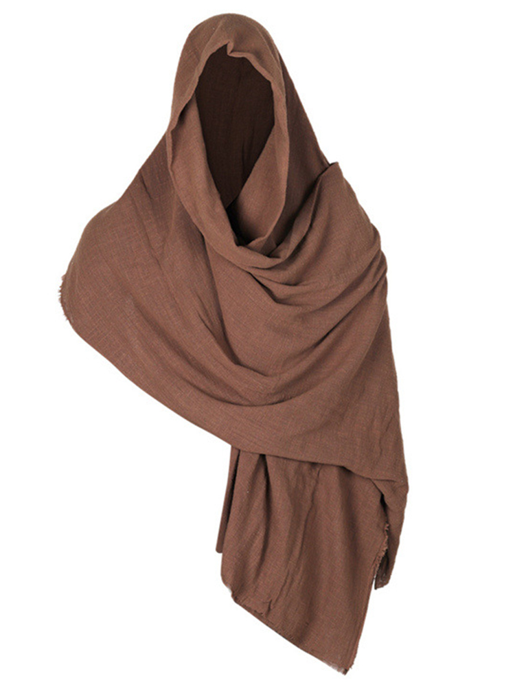 Vintage Pirate Scarf Large Size Cloak Medieval Halloween Scarf Cosplay Costumes Middle Ages Mittelalter Shoulder Cowl: L / Gold