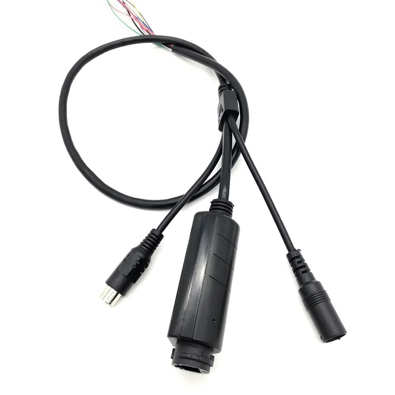 Fs5712r vandtæt poe-kabel sort med o iso 1500v højspændingsisolering 10/100m waterporoof poe-kabel