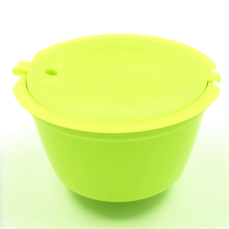 1 uso pc 50 vezes 9 Cores Recarregáveis Dolce Gusto Cápsula de café nescafé dolce gusto cápsulas dolce gusto cápsula reutilizável: green