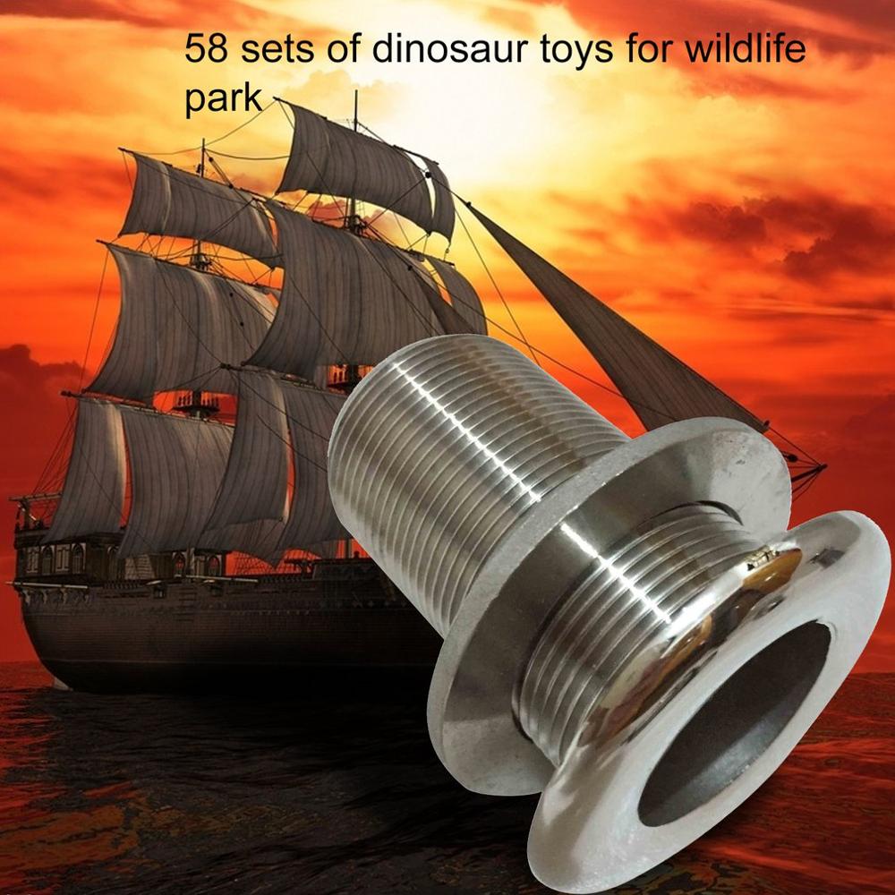 Marine Outlet Sewage Drain Vent Hole Sewage Pipe Bolt Stainless Steel 1 Inch Full Wire Hardware Fitting