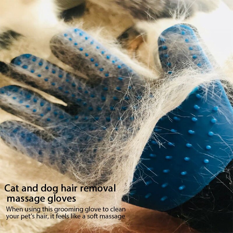 Kat Handschoen Kat Grooming Handschoen Pet Borstel Handschoen Voor Kat Hond Haar Verwijderen Borstel Hond Deshedding Cleaning Kammen Massage Handschoenen
