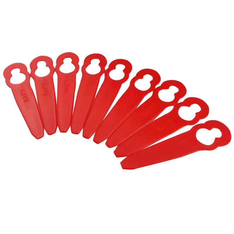 Garden Mower Blades Grass Trimmer Cutting Blade Plastic Lawnmower Blade Mower Replacement Blade Gourd Grass Trimmer Blades