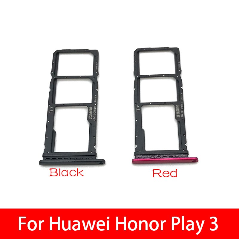 Nieuw Voor Huawei Honor Play 3 SIM Card Tray Slot Houder Adapter Accessoires