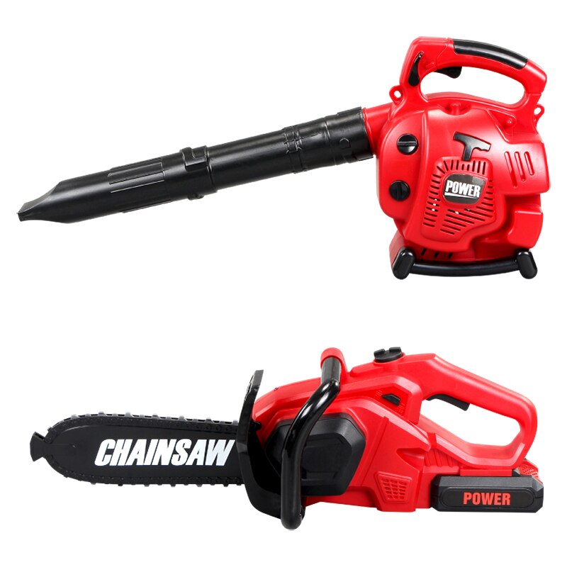 Maintenance Tools Electric Saw Lawn Blower Lawn Mower Simulation Maintenance Tools Pretend To Play with Garden Boy Toys