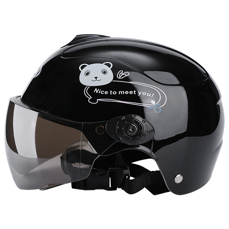 Casco de Motocross de verano para niños, casco de Moto cómodo, cascos de seguridad de dibujos animados para niños, traje para niños de 3 a 9 años