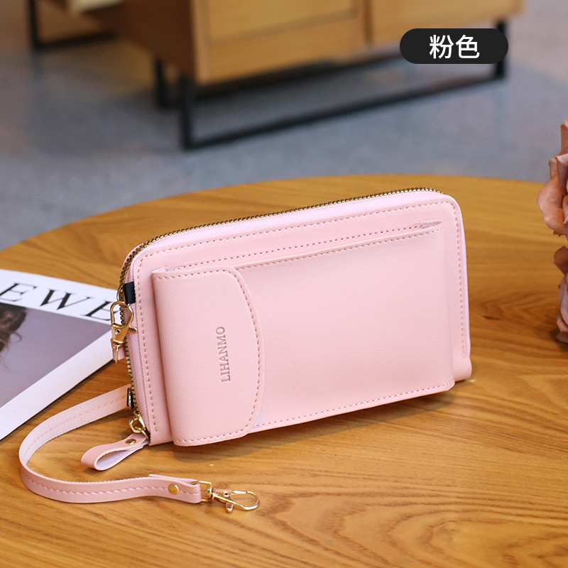 Mini kleine Tasche Frauen koreanische Version vertikale Schulter Cross body Handy tasche Damen Geldbörse Geldbörse: Rosa
