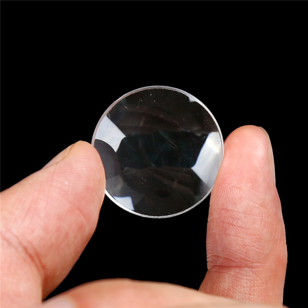 2Pcs Virtual Reality 3D VR BiConvex Lenses Dia 25mm Clear Lens For Google Cardboard