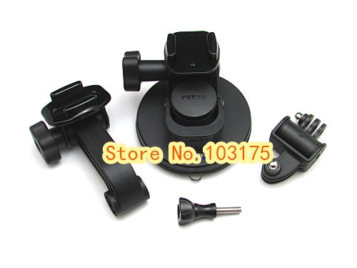 Juego de soporte Original para Gopro 8, 7, 6, 5, 4, 3 + ventosa, negro