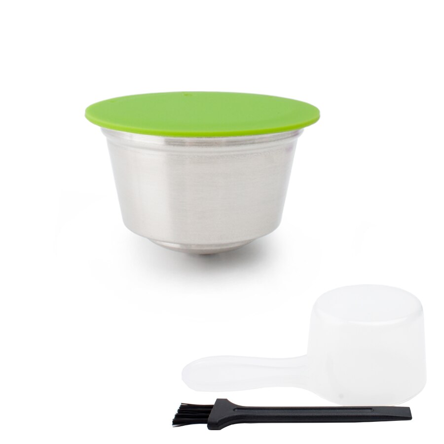 Tasse réutilisable réutilisable de Capsule de café d'acier inoxydable de goutteur de filtre de café adaptée à la Capsule de café de cafetière de Dolce Gusto: 1pod