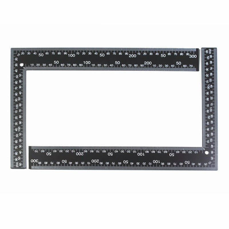 90 degree right angle square ruler measuring angle right angle stainless steel rustproof woodworking leather DIY