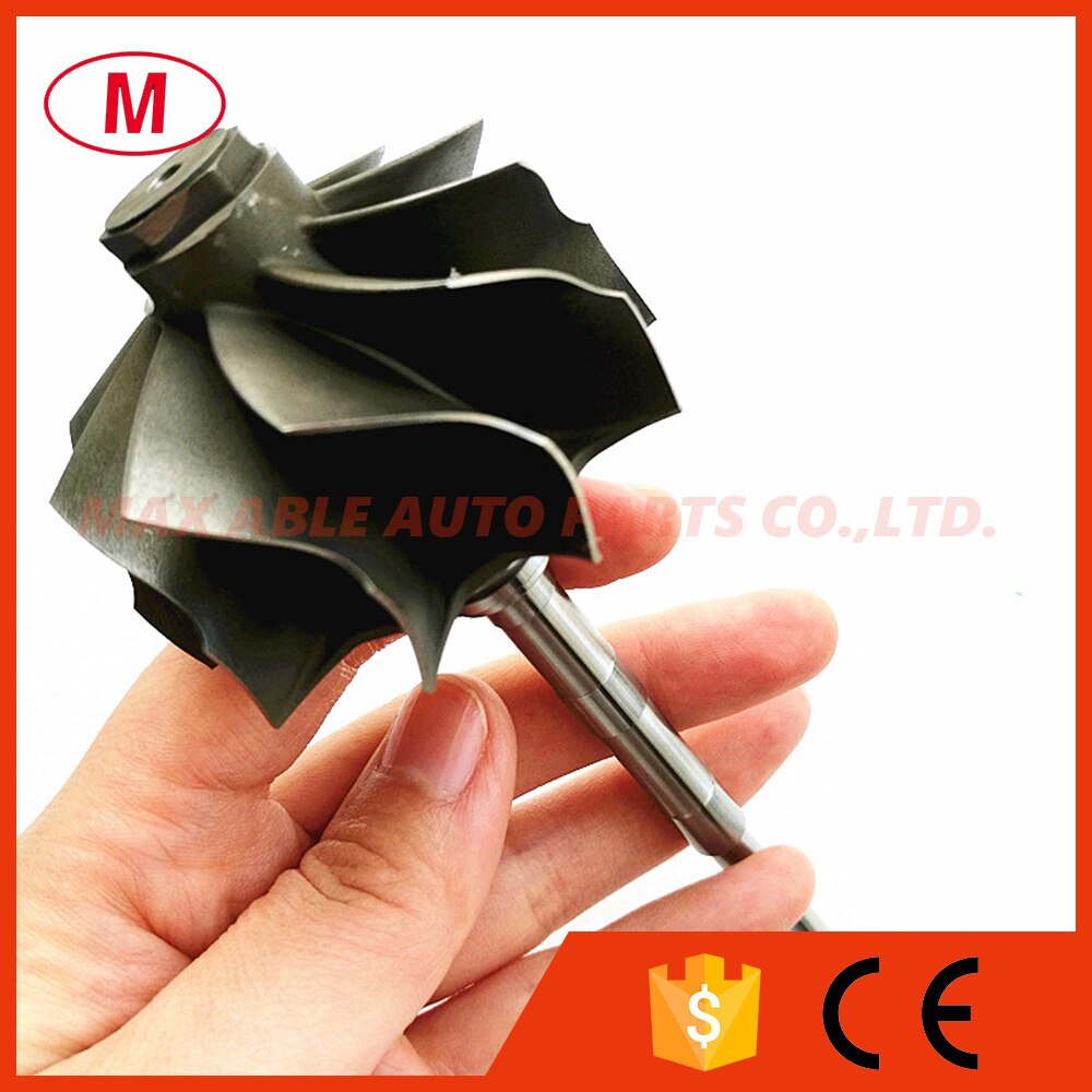 GT2835R Turbolader kugellager Turbine welle & Rad/Turbine Rad/Turbo Rad 51,80/56,55mm/trimmen 84 10 klingen