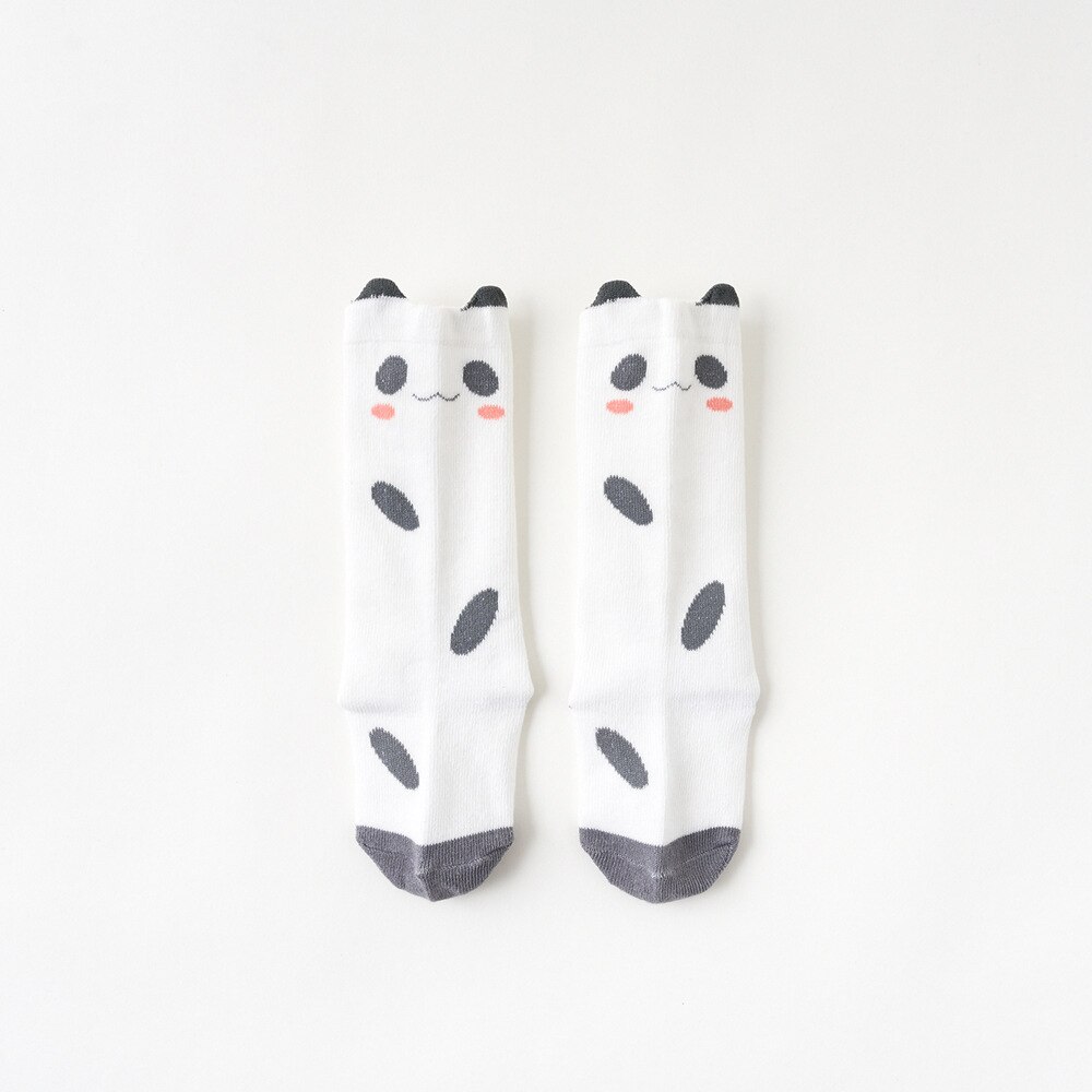 Lente En Herfst Antislip 0-3T Baby Meisjes Sokken Losse Mond Kids Sokken Cartoon Lange Buis jongens Sokken Zuigeling Knie Hoge Sokken: 1 / S 0-1T( Bottom10CM)
