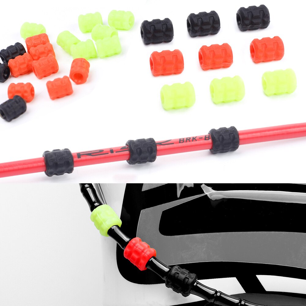RISIKO Fahrrad Hülse Gummi Kabel Schutz für Rohr Linie Rohr Bremse Schicht Ultraleicht MTB Rahmen Schutzhülle Silikon Kabel führen