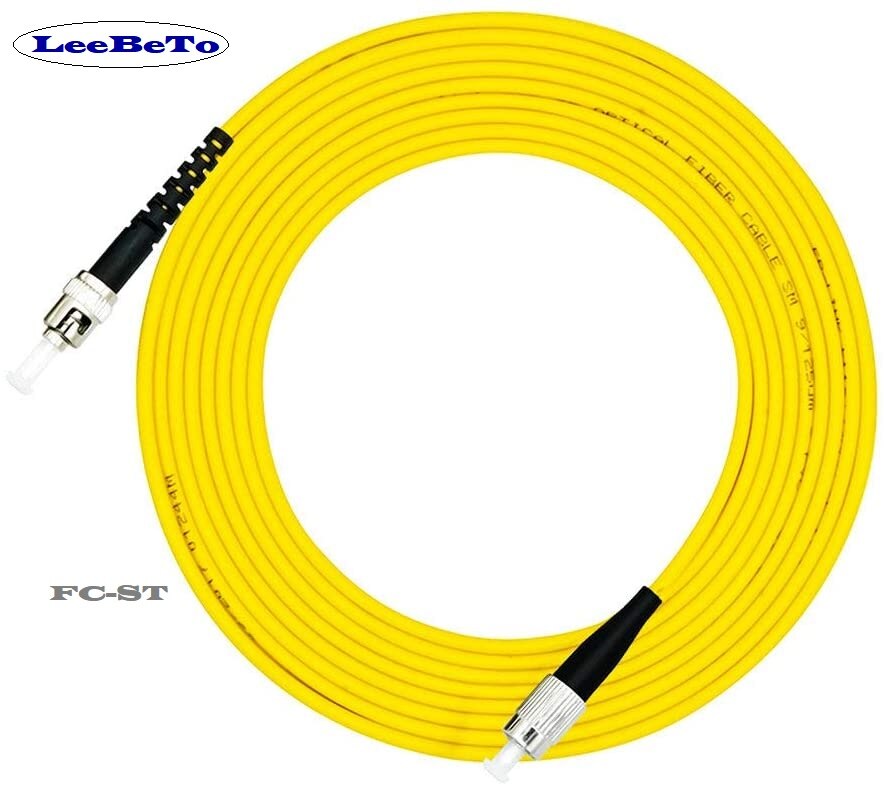 FC to FC SC to SC LC to LC ST to ST SC to SC Fiber Patch Cord Jumper Cable SM Simplex Single Mode Optic for Network 3m 5m 10m: FC-ST