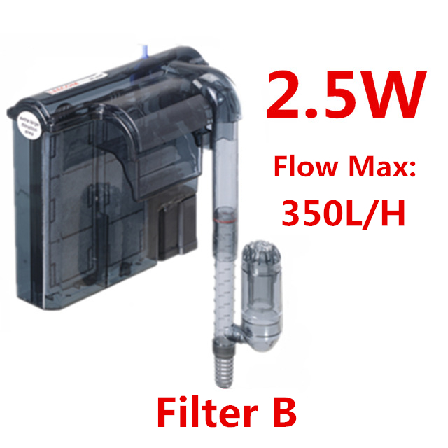 Aquarium dompelpomp 3- in -1 externe hangende vistank powerfilter waterval externe aquarium luchtpomp: Hallo -430 / Stekker