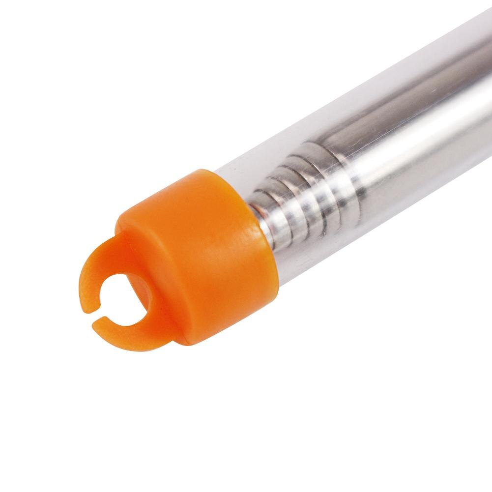 Stainless Steel Blow Fire Tube Camping Equipment Outdoor Cookware Fire Tool Portable Camping Emergency Telescopic Burner