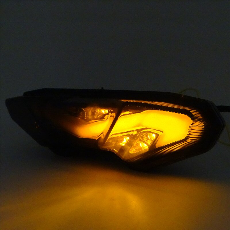 Led integrert baklys bak hale brems blinklys lys for yamaha  fz10 mt-10 fz09 fj09 mt-09 tracer 700 900 gt mt -07 tracer