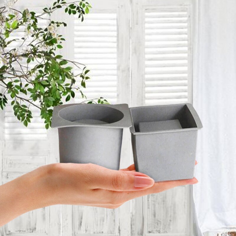 Silicone Molds For Concrete Flower Pot Cement Molds Succulent Plants Pot Mold Concrete Planters Moulds Diy Aromatherapy Plaster
