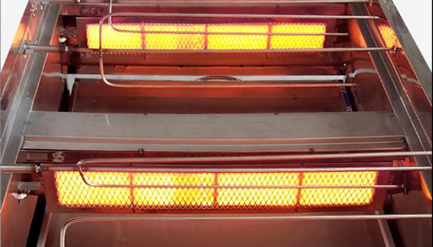 Tragbarer Grill BBQ Infrarot-Keramikbrenner Edelstahl Keramik Gasbrenner Aluminiumplatte Infrarotbrenner mit Düse