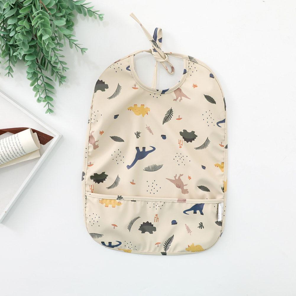 Voeden Tekening Schort Waterdichte Verstelbare Leuke Print Pocket Met Slabbetjes Bib Kinderen Spullen Baby Mouwloze Baby Meubi