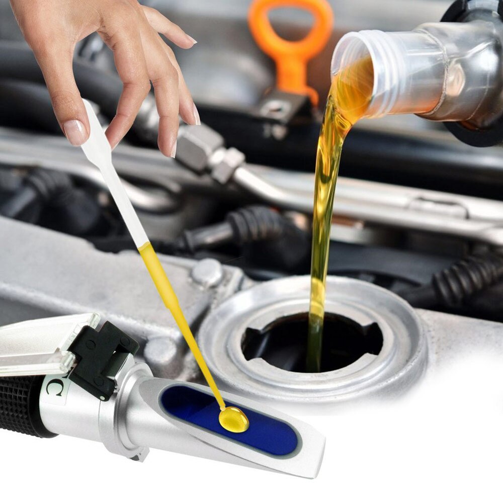 Newest ATC Refractometer for automotive antifreeze tester antifreeze water battery wiping washing Refractometer with box