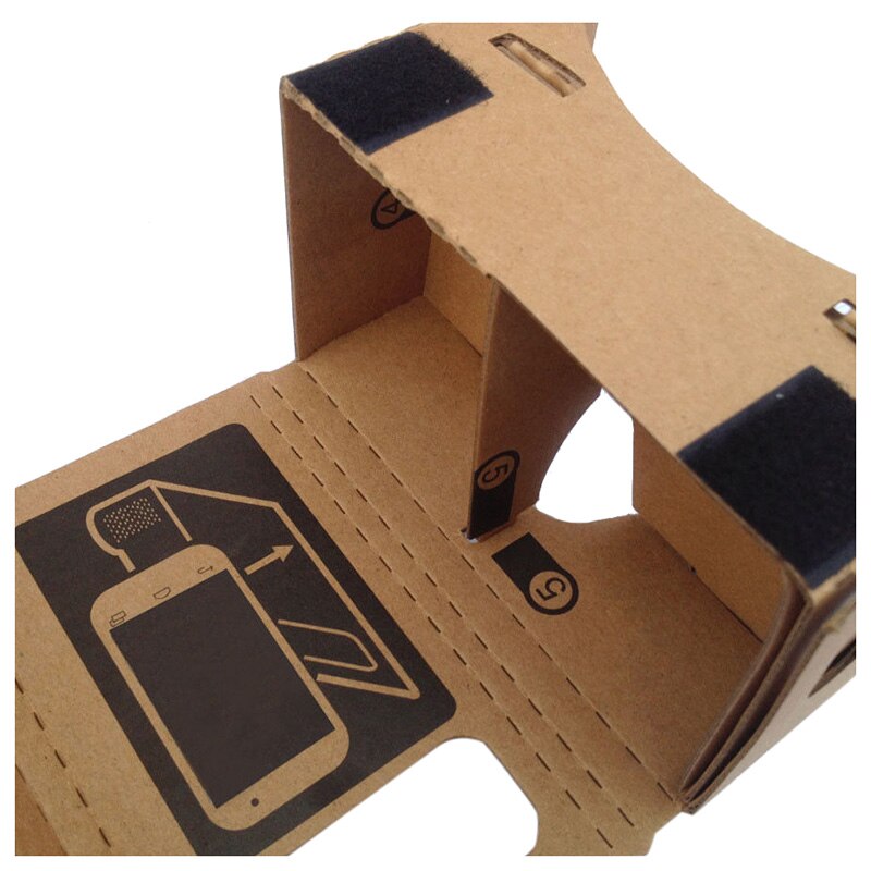 6 inch DIY 3D VR Virtual Reality Glasses Hardboard For Google Cardboard