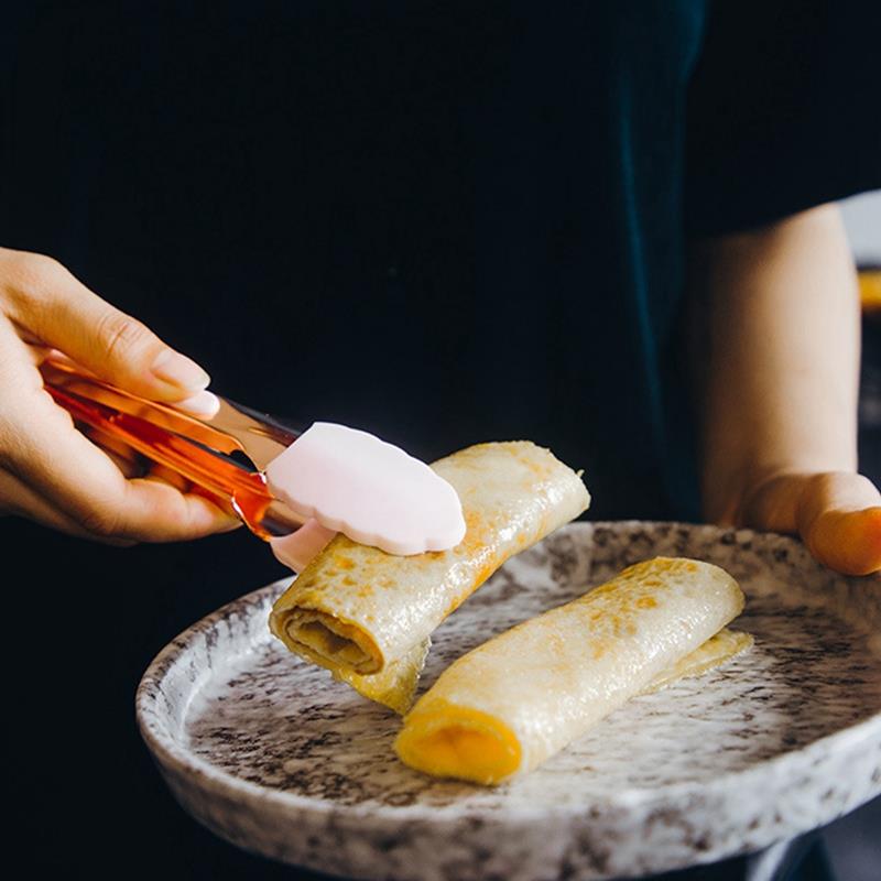 Pink Color Silicone Cooking Utensils Set Universal Egg Whisk Food Tongs Non-Stick Spatula Shovel Kitchenware 5PCS Kitchen Tools