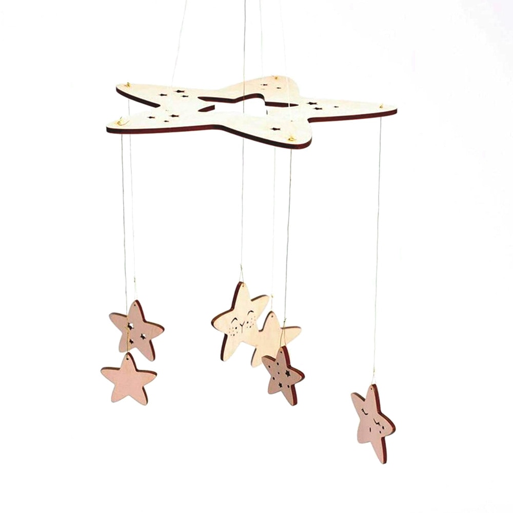 Baby Baby Rasseln Mobilen Holz Perlen Windspiele Glocke Spielzeug Für Kinder Zimmer Bett Hängen Dekor Zelt Decor Fotografie Requisiten