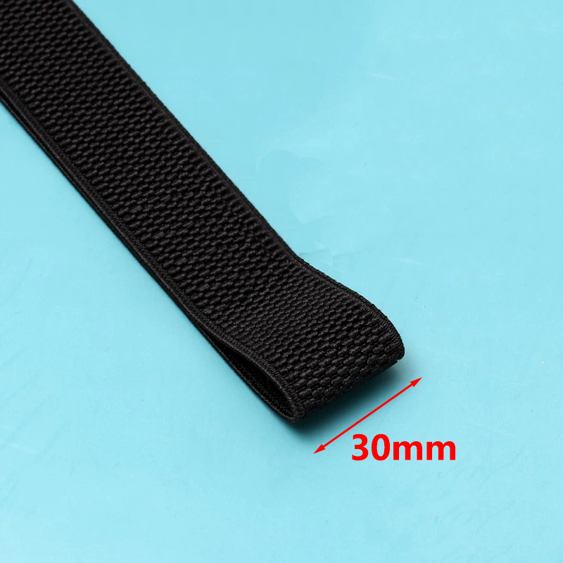 2/5M 25-100mm Schwarze Weiße Elastische Bänder Kleidung Bauch Näh-Gummiband Bekleidung Korsett Gürtel Dehnbares Band DIY-Material