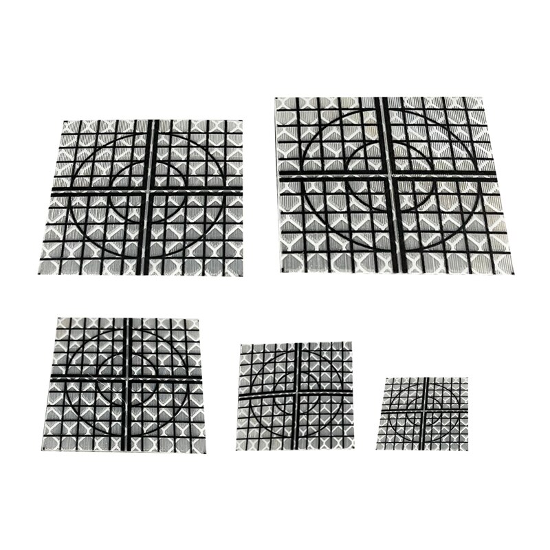 100pcs Reflector Sheet Black Grid Reflective Tape Target For Total Station 20/30/40/50/60mm Trimble Sokkia Surveying