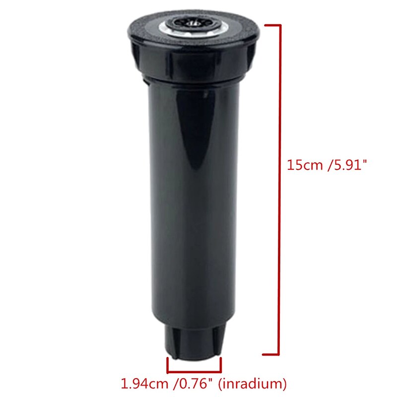 10Stck -hoch Sprinkler Rasen Werkzeug sprühen-Kopf für Garten Liefert 360 Grad Bewässerung Ausrügestochen Getriebe Sprinkler