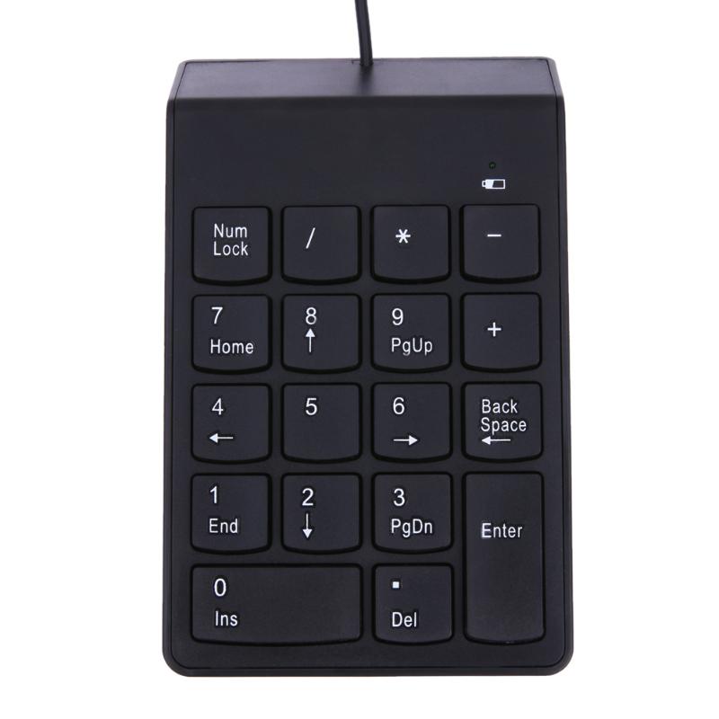 Usb Mini 18-Toetsen Numeriek Numeriek Aantal Toetsenbord Keyboard Voor Laptop Note