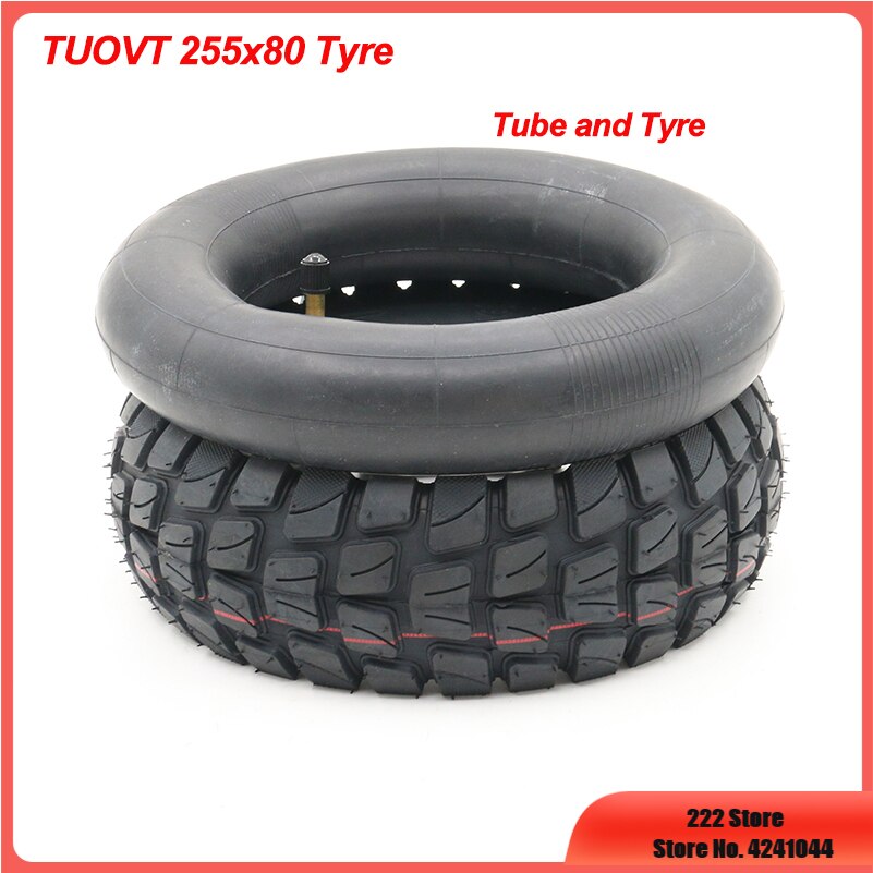 255x80 Tire Camera Outer Tyre Off Road for Electric Scooter Zero 10x Dualtron KuGoo M4 Upgrade 10 Inch 10x3.0 80/65-6 10x2.50