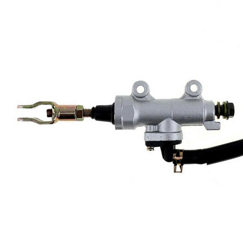 Universal 45mm Motorcycle Rear Brake Master Cylinder with Fluid Reservoir for Pit Dirt Quad ATV Bike